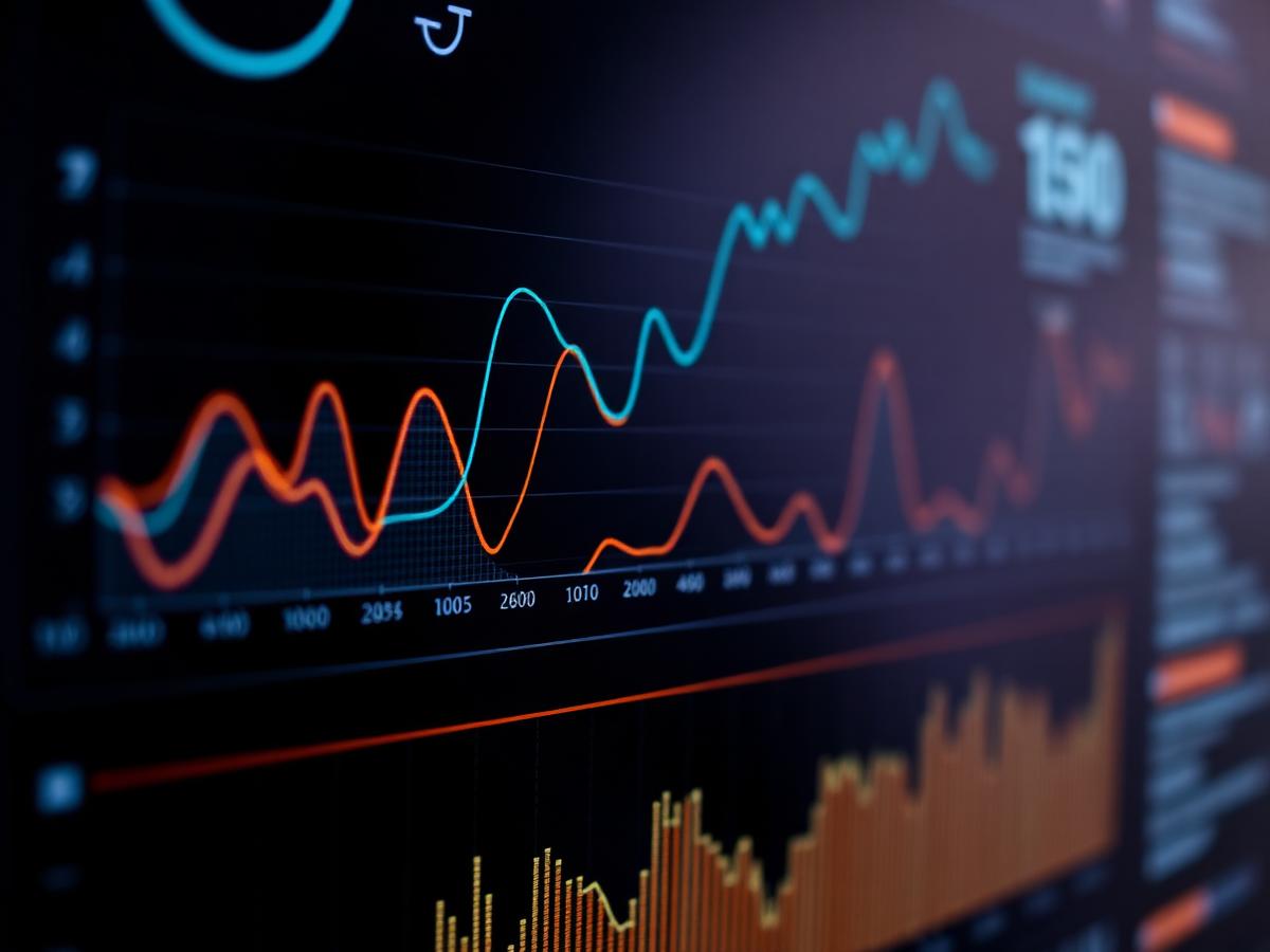 Data visualisation charts displayed on a dark analytics screen